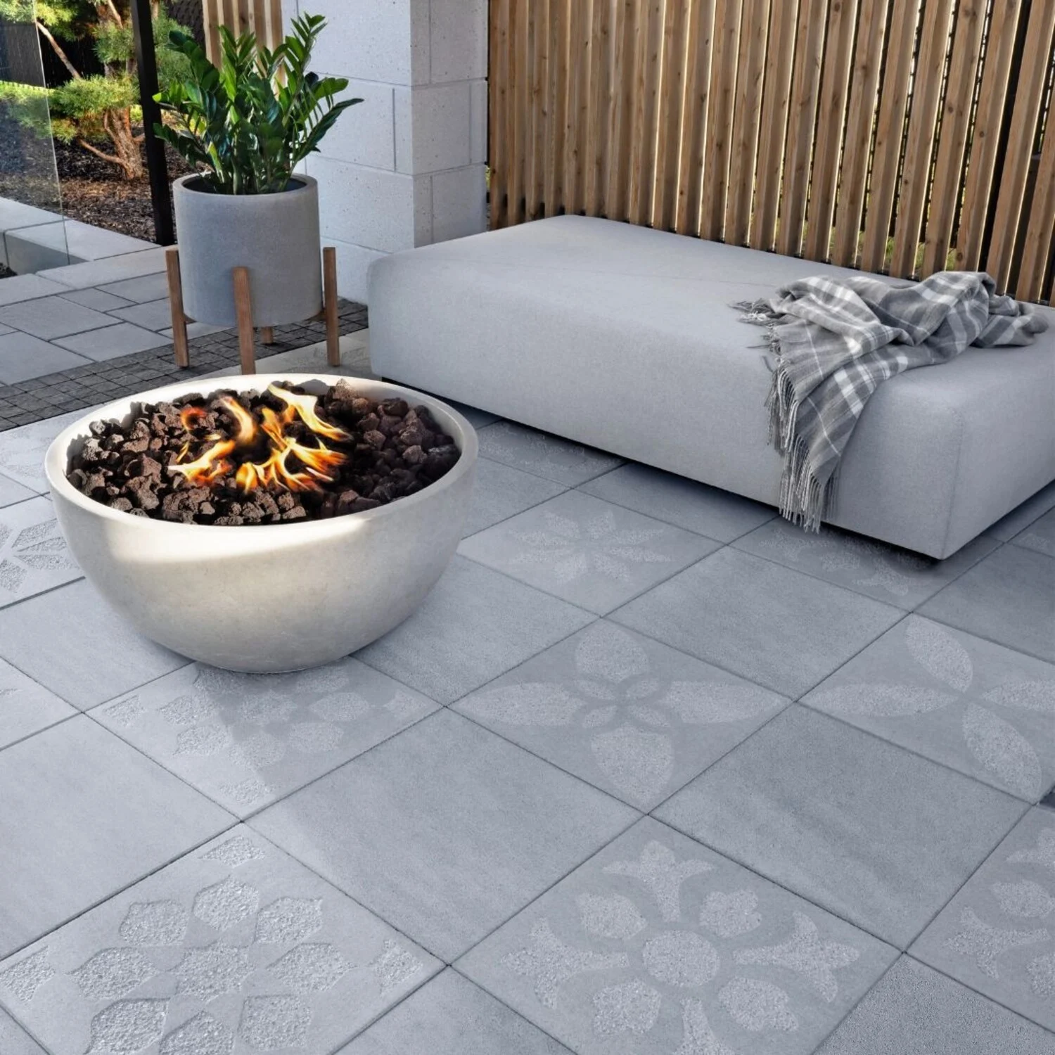 Sculptura Bol à Feu Lumi  | Foyer au gaz naturel et propane (TECHO-BLOC)